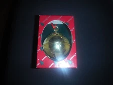 REED & BARTON 1996 CHRISTMAS HOLLY BELL GOLD-PLATE NEW W/ ORIGINAL BOX