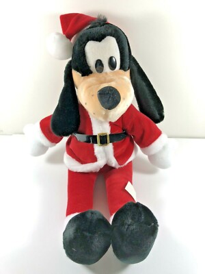 DISNEY GOOFY Santa Plush Toy Doll 18'' Christmas Holiday Stuffed Disney 1993