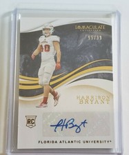 2020 Panini Immaculate Harrison Bryant Autograph Gold RC #95/99 FAU Browns