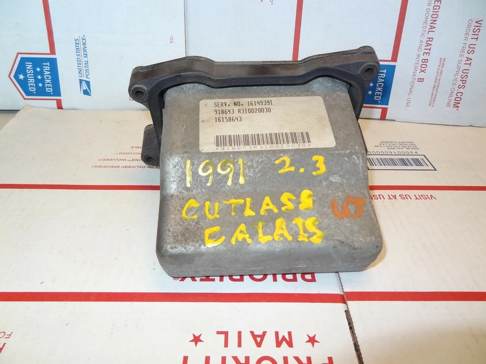 91 1991 Oldsmobile Cutlass Calais 2.3L ABS CONTROL MODULE 16149391 OEM Foto 2 de 4