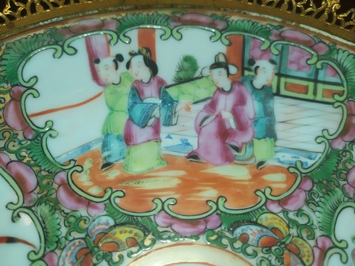 coupe a fruits chine famille rose - Imagen 9 de 12