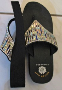 yellow box mellow mat sandals