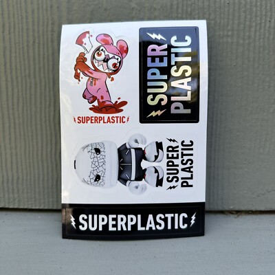 Superplastic Stickers 1 Shudog Cement Munch Guggimon 3.5'' Vinyl Figure Toy Janky