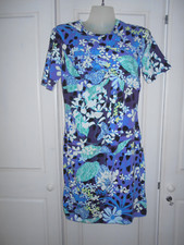 Peter Pilotto For Target Short Sleeve Floral Bodycon Knee Length Dress- S/UK8-10