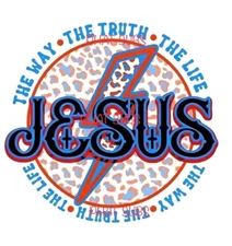 Sublimation Print Jesus The Truth Ready Press Heat Transfer