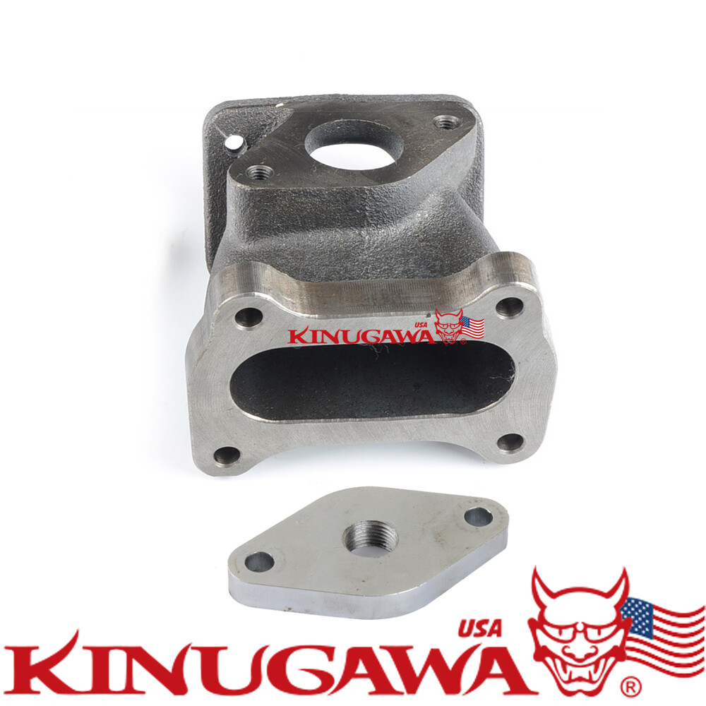 YZ85LW用　強化フロントバルブ Turbo Exhaust Manifold Fit HONDA Fit Jazz L15B GE GK5 T25 Flange w