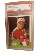 1963 Topps Baseball# 21 Marty Keough PSA 6 MAKE ME AN OFFER