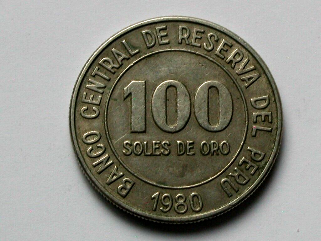 Peru 1980 100 SOLES DE ORO Coin | eBay