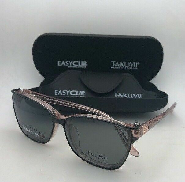 TAKUMI Eyeglasses TK1095 30 52-17 135 Pink Transparent w  display picture 1