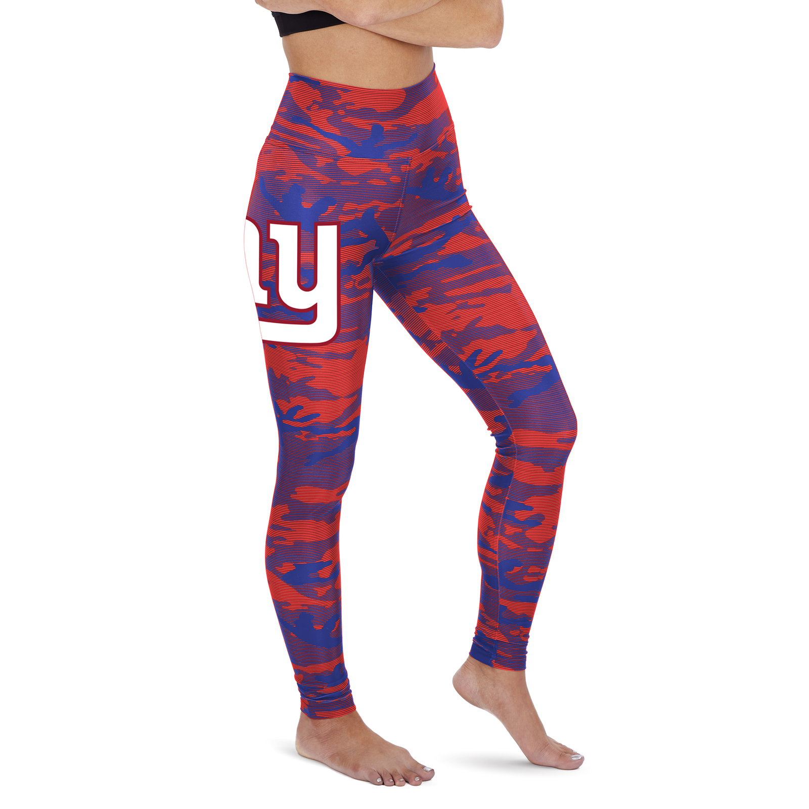 Женские леггинсы в камуфляжной расцветке Zubaz New York Giants NFL