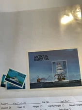 Souvenir Sheet Antigua Scott #745-9 never hinged