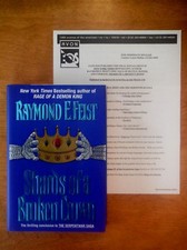 Raymond E Feist—Shards of a Broken Crown—HC—Serpentwar Saga—with publicity sheet
