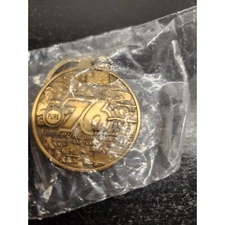 Vintage Union 76 Pure Oil 100 Year Anniversary Key Ring -New Sealed- RARE
