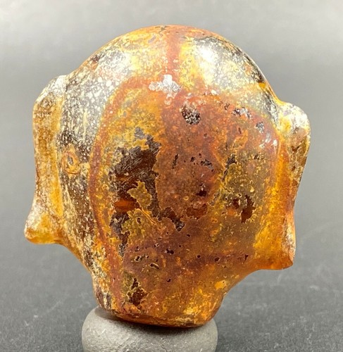 Vintage Antique Style South East Asian Amulet Glass Head Figure Pendant - Picture 7 of 12