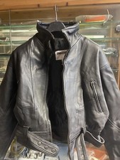 80er Jahre Chopper Oldschool  Bikerjacke Motorradjacke Lederjacke