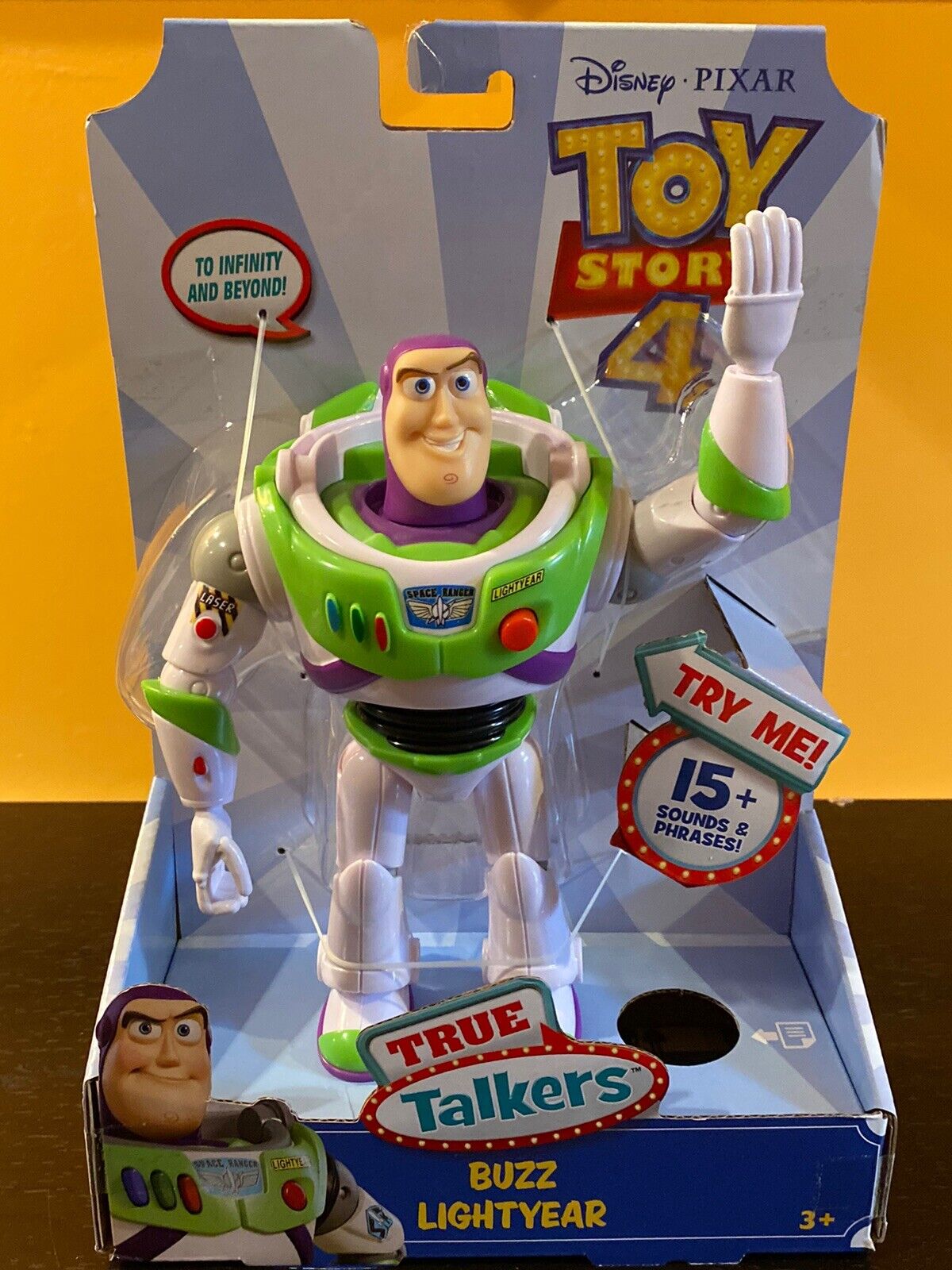 Disney Pixar Toy Story 4 True Talkers Buzz Lightyear With 15 Sounds &  Phrases 887961750515 | eBay