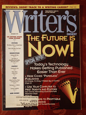 WRITERs DIGEST November 1994 Electronic Self-Publishing William Marilyn Hoffer 