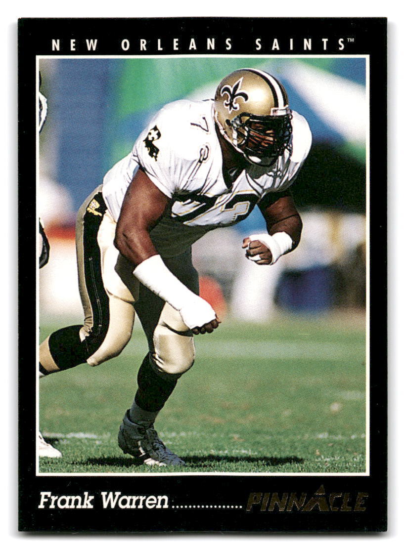 Frank Warren 1993 Pinnacle FOOTBALL #185 New Orleans Saints | eBay