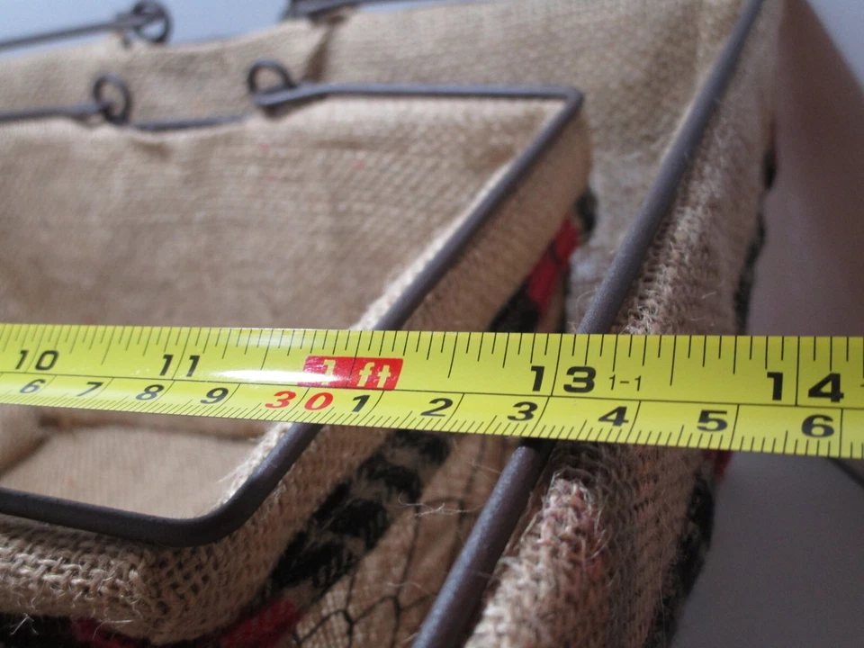 Set of 2 Chicken Wire Baskets 13"x9" and 10"x6.5" - Image 4 of 4