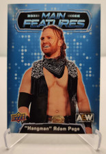 2022 Upper Deck AEW Main Features #MF-13 Hangman Adam Page wrestling card