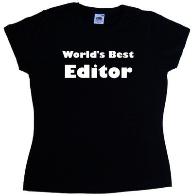 World's Best Editor Damen T-Shirt