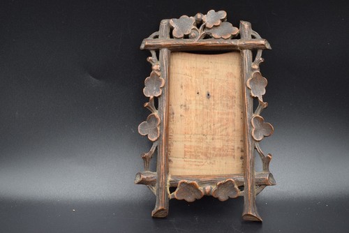 Hand Carved 1900s ! Antique wood Frame Box Photo vtg American Victorian art old - Picture 14 of 20