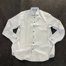 CHARLES TYRWHITT Non-Iron Stretch Texture Slim Fit Shirt Men's Size XL