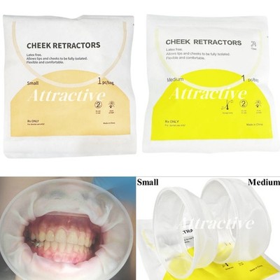 Dental Rubber Mouth Opener Lip Cheek Retractors O Shape Lip Expander Opener S/M