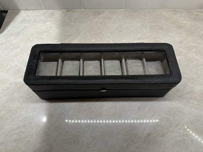 6 Slot Watch Case With Key And Lock