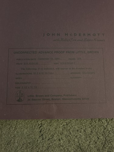 Jimi Hendrix Sessions Uncorrected Advance Proof 1995 1st Edition McDermott RARE - Foto 2 di 9