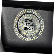 Bling Car Push Start Button Covers, Sparkling Rhinestone Switch Knob Cover,