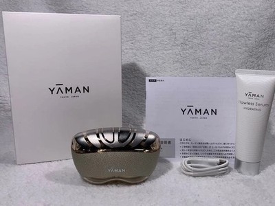 美品＊YAMAN 美顔器 YJFD1 YAMAN Liftology YJFD1N Gold Facial Device Set with Serum USB-C