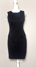 Calvin Klein Women’s Little Black Dress Size (4) Black Fitted Sheath Dress