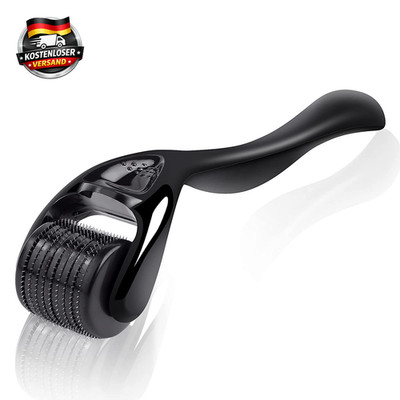 Beard Roller 0,5 mm Dermaroller Nadelroller für Gesicht und Körper Bartwuchs Pfl