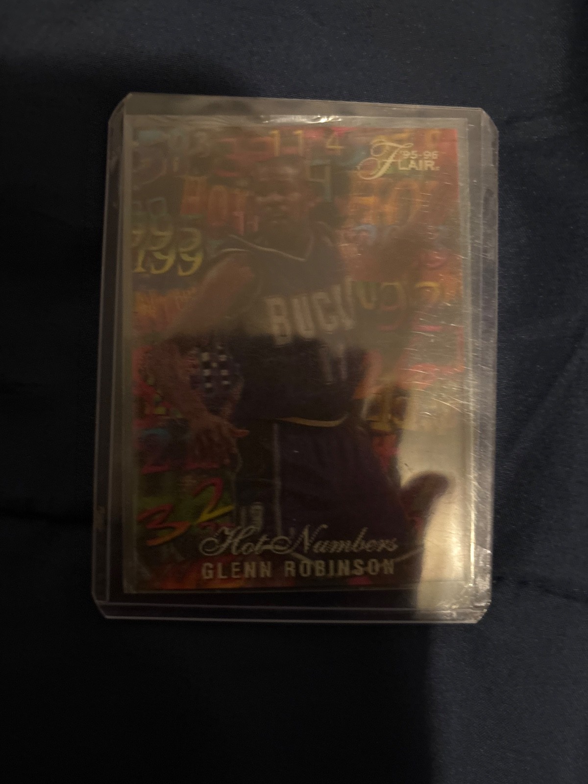 Glenn Robinson 1995-96 Flair Hot Numbers #12 SP  Insert Iconic 90's