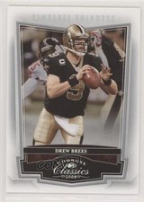 2008 Donruss Classics Timeless Tributes Silver 81/100 Drew Brees #62 HOF 02v3