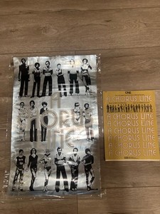 A CHORUS LINE, BROADWAY WINDOW CARD/POSTER