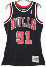 Mitchell Ness NBA Swingman Dennis Rodman Chicago Bulls 97-98 Black Jersey Small