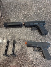 glock 19 nonblowback airsoft pistols 2 pistols, one upgraded 