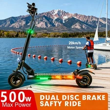 Adult E - Scooter: 70 - mile range, 28 mph, Dual Brakes - Safe for High - speed