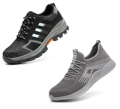 Herren Sicherheitsstiefel & Turnschuhe Stahlkappe Arbeitsschuhe leicht wasserdicht UK