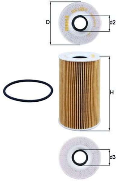 Knecht ÖLfilter Ox 128/1D Filtereinsatz FüR Porsche 996 911 Boxster Cayman 997-image