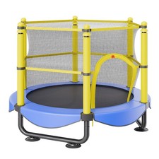 5FT Trampoline for Kids, 60" Indoor Outdoor Trampoline with Safety Enclosure Net