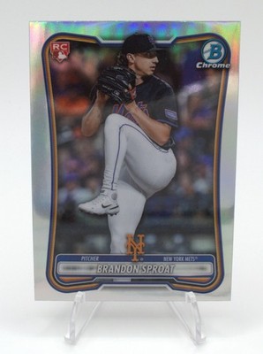 2026 Bowman Chrome Brandon Sproat Red Rookie Variation #33 NY Mets RC