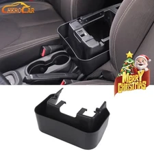 Center Console Armrest Tray Organizer Storage Box For Jeep Wrangler JK 11-18 ABS