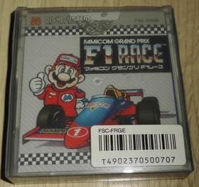 F1 Race With Manual Nintendo Famicom Disk used