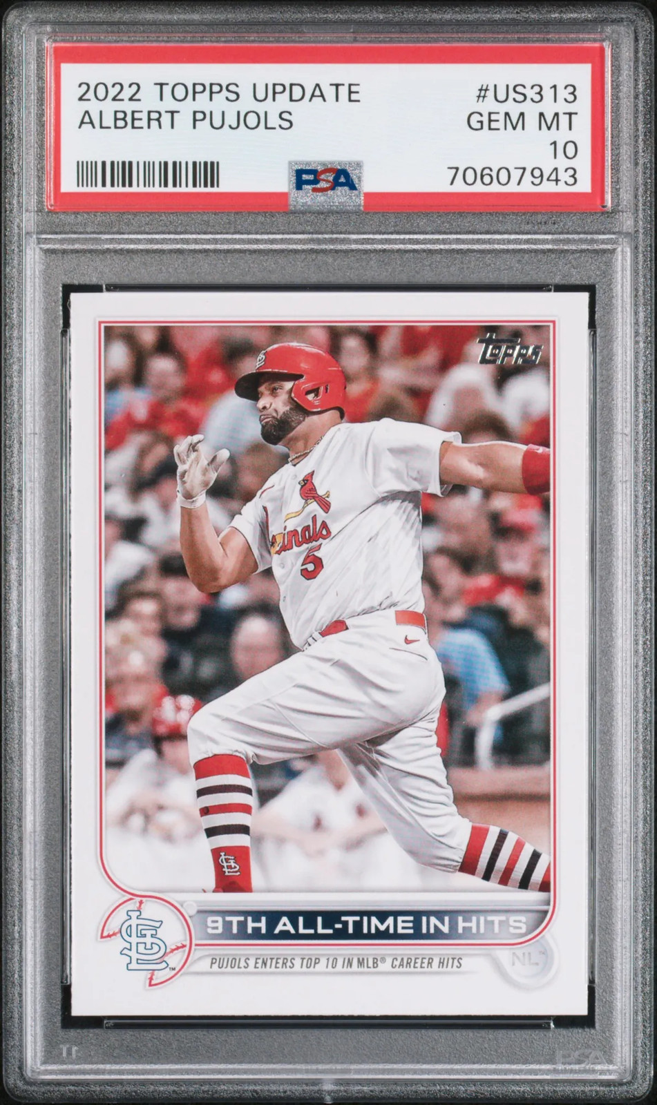 Albert Pujols - 2022 Topps Update PSA 10