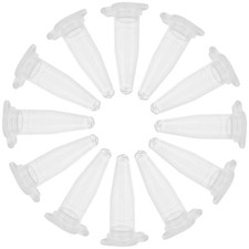 1000 Pcs Clear Plastic Test Tube Mini Vials Small Tubes With Cap