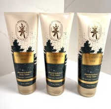 3 New Set Bath  Body Works Aromatherapy Eucalyptus Pine Cream Lotion 8 oz Aroma