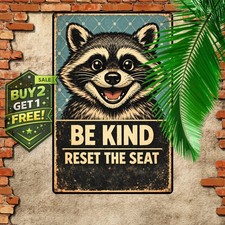 Beach Parrot Bar Decor Funny Don't Worry Be Happy Metal Tin Sign